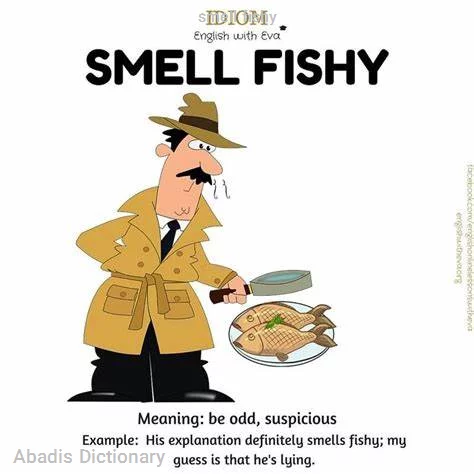 smell fishy